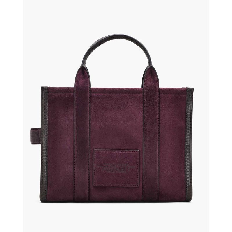 MARC JACOBS The Suede Leather Blocked Medium Tote Bag image number 3